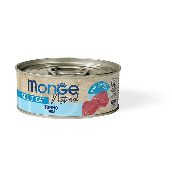 Hlavný obrázok produktu MONGE NATURAL atlantický tuňák pro kočky 80 g