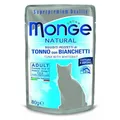 Ďalší obrázok produktu MONGE NATURAL vrecko tuniak v želé so sleďom pre mačky 80 g