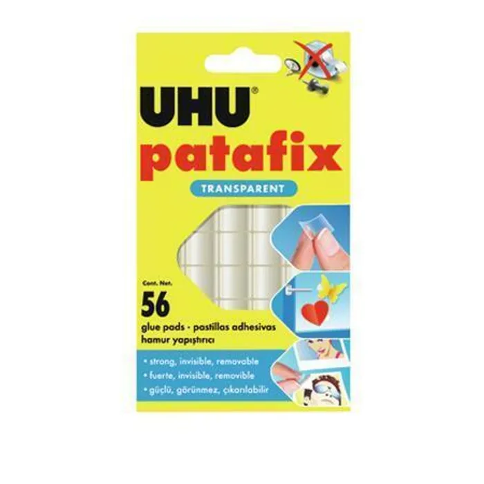 Hlavný obrázok produktu Montážní guma UHU Patafix Clear transparentní, 56 ks