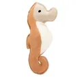 Ďalší obrázok produktu Mořský koník, 23 cm, robustní kožená hračka / aport, HIPHOP DOG, krémová/hořčicová