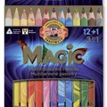 Ďalší obrázok produktu Viacfarebné pastelky „Magic 3408“, sada rôznych farieb 12+1, trojhranné, KOH-I-NOOR