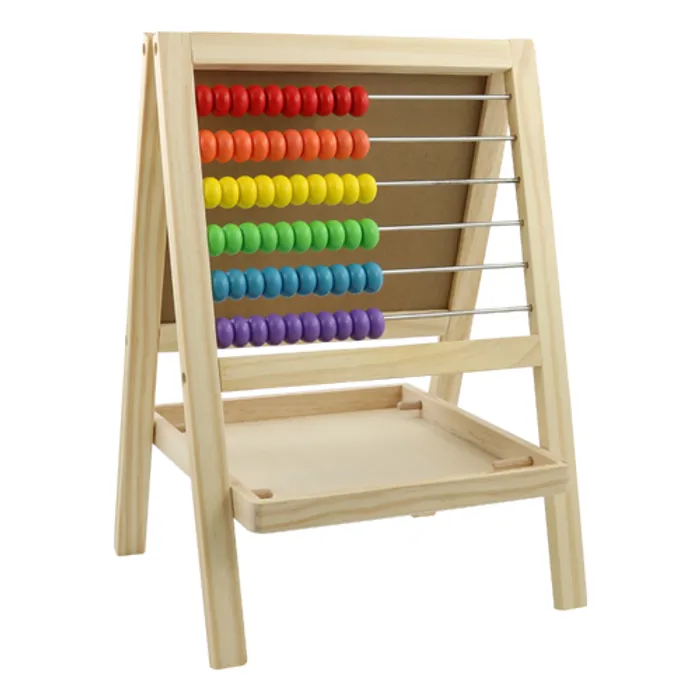 Hlavný obrázok produktu Multifunkční tabule s počítadlem 23,5x33x20 cm - dřevěná 2v1