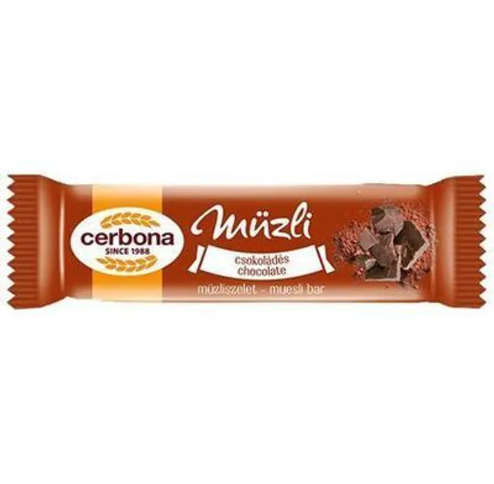Hlavný obrázok produktu Müsli tyčinka, čokoláda, CERBONA