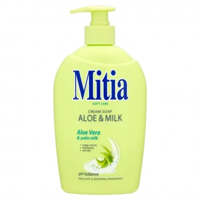 Hlavný obrázok produktu Mýdlo tekuté Mitia Aloe Milk 500ml pumpičkou
