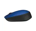 Myš M171, modrá, bezdrôtová, optická, USB, mini, LOGITECH