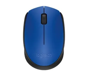 Myš M171, modrá, bezdrôtová, optická, USB, mini, LOGITECH