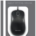 Ďalší obrázok produktu Myš Silent, čierna, optická, normálna veľkosť, VERBATIM