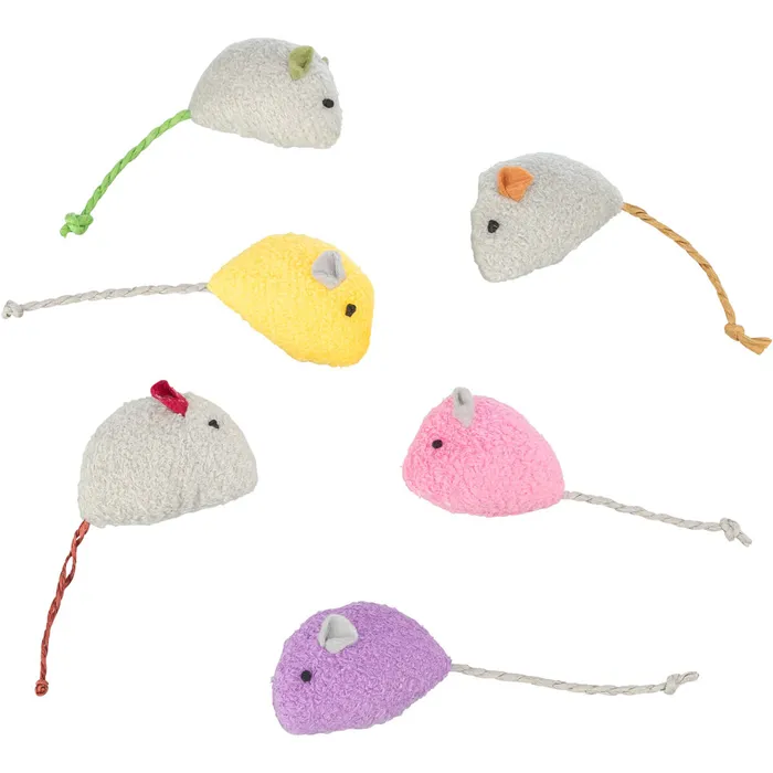 Hlavný obrázok produktu Myška plyšová s catnipem, 5 cm, různé barvy