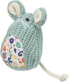 Ďalší obrázok produktu Myška tkaná sediaca, s catnipom, 11 cm
