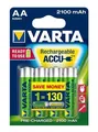 Nabíjacia batéria, AA (tužková), 4x2100 mAh, prednabité, VARTA Longlife Accu