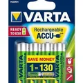 Ďalší obrázok produktu Nabíjacia batéria, AA (tužková), 4x2100 mAh, prednabité, VARTA Longlife Accu