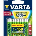 Ďalší obrázok produktu Nabíjacie batérie, AA (tužkové), 4x2500 mAh, prednabité, VARTA „Power Accu“