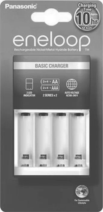 Hlavný obrázok produktu Nabíječka baterií, AA/AAA, 2/4, PANASONIC "Eneloop"