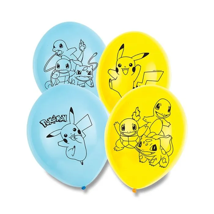 Hlavný obrázok produktu Nafukovací balónky Pokémon 6 ks
