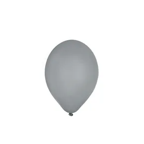 Nafukovací balónik strieborný priemer 25cm `M` [100 ks]