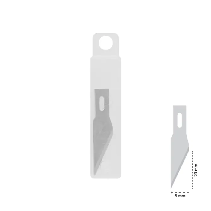Hlavný obrázok produktu Náhradní čepele do skalpelu SX 01T - 10 ks/bal