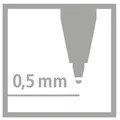 Ďalší obrázok produktu Náhradná náplň - STABILO EASYoriginal Refill - medium - modrý zmizíkovateľný [1 ks]