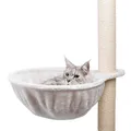 Ďalší obrázok produktu Náhradné odpočívadlo, plyšové lehátko XXL 45 cm max. do 9 kg, svetlo šedé