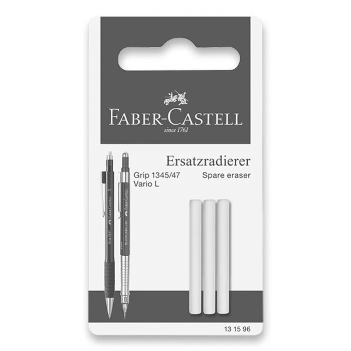 Hlavný obrázok produktu Náhradní pryž Faber-Castell Grip 3 ks