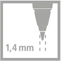 Ďalší obrázok produktu Náhradné tuhy STABILO EASYergo 1.4 - Stupeň tvrdosti HB [6 ks]