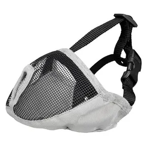 Náhubok pre krátkonosé plemená, polyester S-M, 31cm, sivý