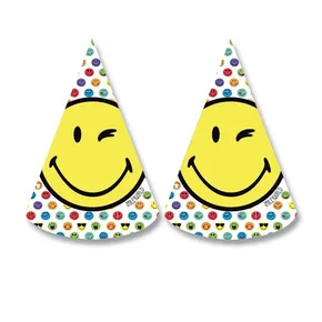 Narodeninové klobúčiky Smiley World 8 ks