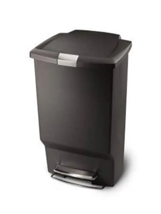 Hlavný obrázok produktu Nášlapný odpakový koš, šedá, 45 l, plast, SIMPLEHUMAN