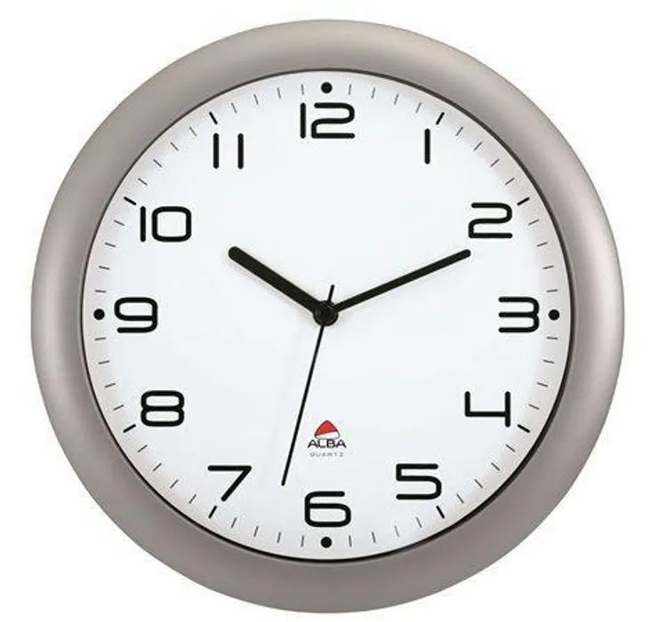 Hlavný obrázok produktu Nástěnné hodiny "Hornew", 30 cm, ALBA, stříbrné