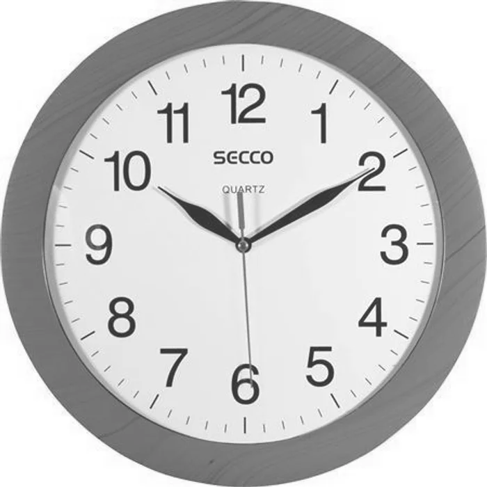 Hlavný obrázok produktu Nástěnné hodiny, vzor dřevo, 28 cm, SECCO