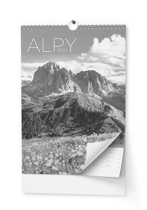 Hlavný obrázok produktu Nástěnný kalendář - Alpy - A3