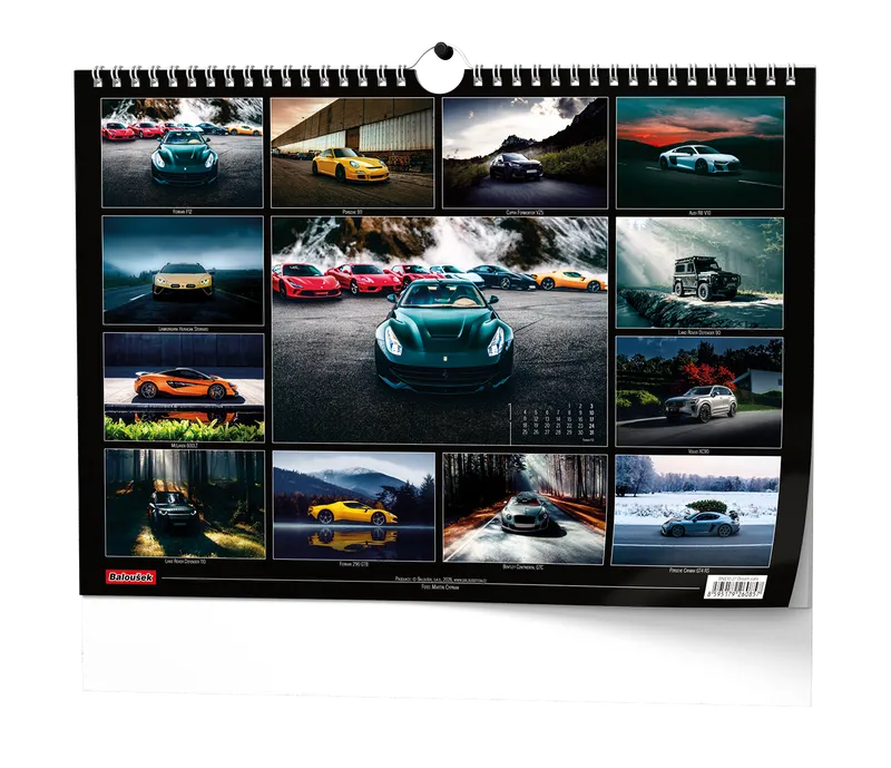 Hlavný obrázok produktu Nástěnný kalendář - Dream Cars - A3