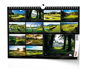 Nástenný kalendár - Golf - české rezorty
