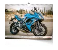 Nástenný kalendár - Motocykel - A3