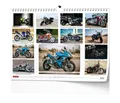 Nástenný kalendár - Motocykel - A3