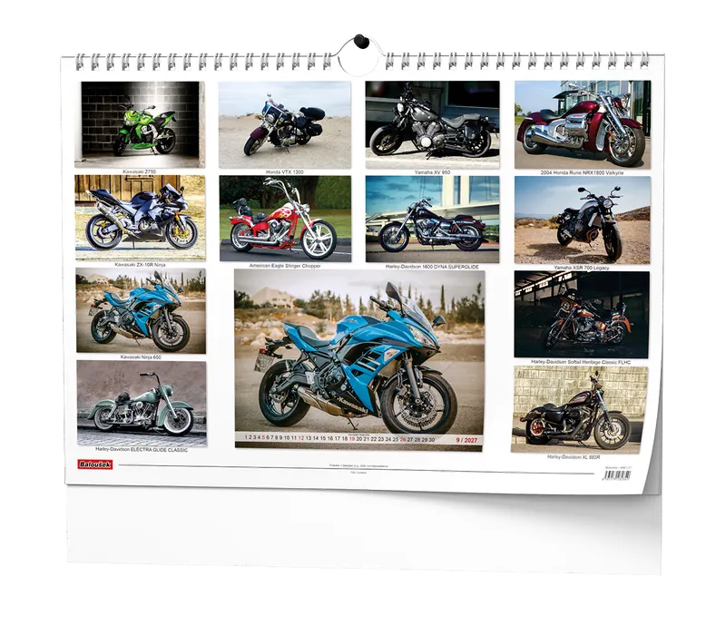 Hlavný obrázok produktu Nástěnný kalendář - Motorbike - A3