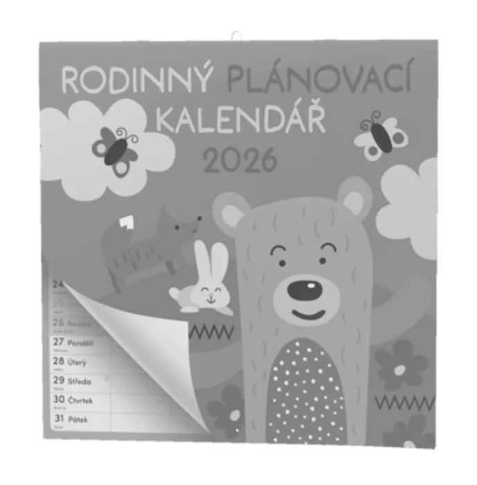 Hlavný obrázok produktu Nástěnný kalendář - Rodinný plánovací kalendář