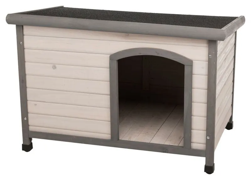 Hlavný obrázok produktu Natura bouda pro psa s rovnou střechou M-L 104 x 72 x 68 cm, šedá