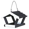 Ďalší obrázok produktu NATURA vonkajšie krmítko otvorené, čierno-biele 17x19x14 cm