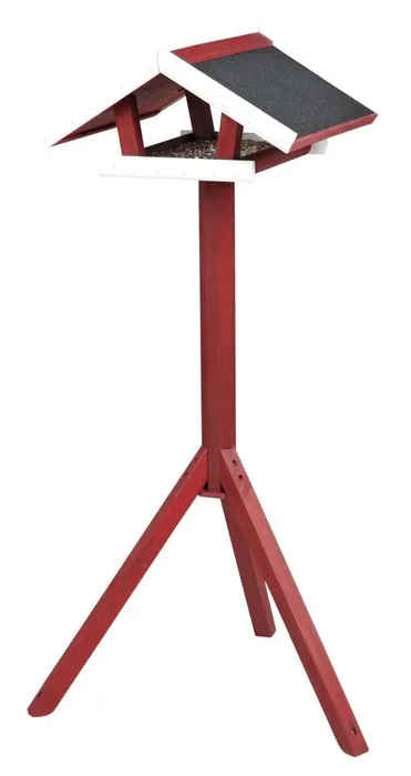 Hlavný obrázok produktu NATURA venkovní krmítko se stříškou, na trojnožce 1,15 m, 65 x 46 cm, borové dřevo, červen