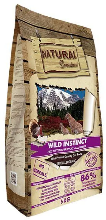 Hlavný obrázok produktu Natural Greatness Cat Wild Instinct /kuře,krůta/ 600g