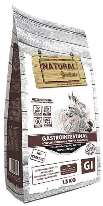 Hlavný obrázok produktu Natural Greatness GASTROINTESTINAL veterinární dieta pro kočky 1,5 kg