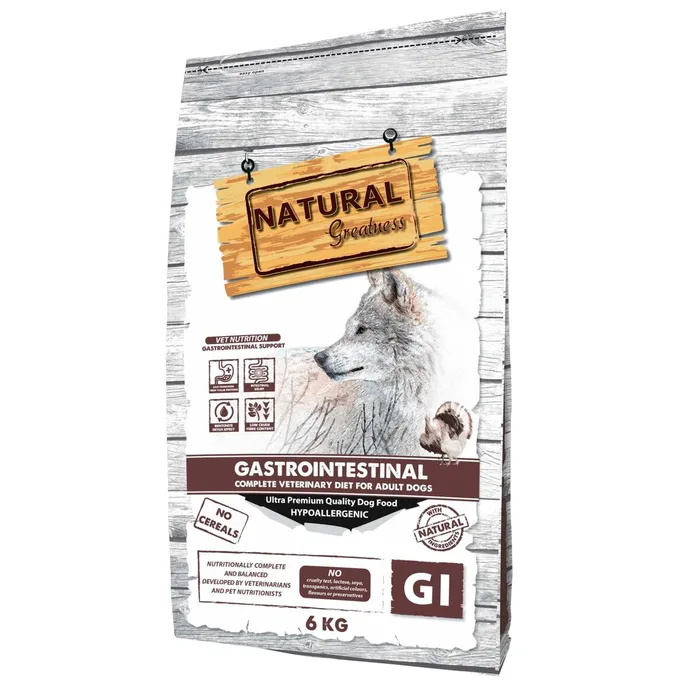 Hlavný obrázok produktu Natural Greatness GASTROINTESTINAL veterinární dieta pro psy 2 kg