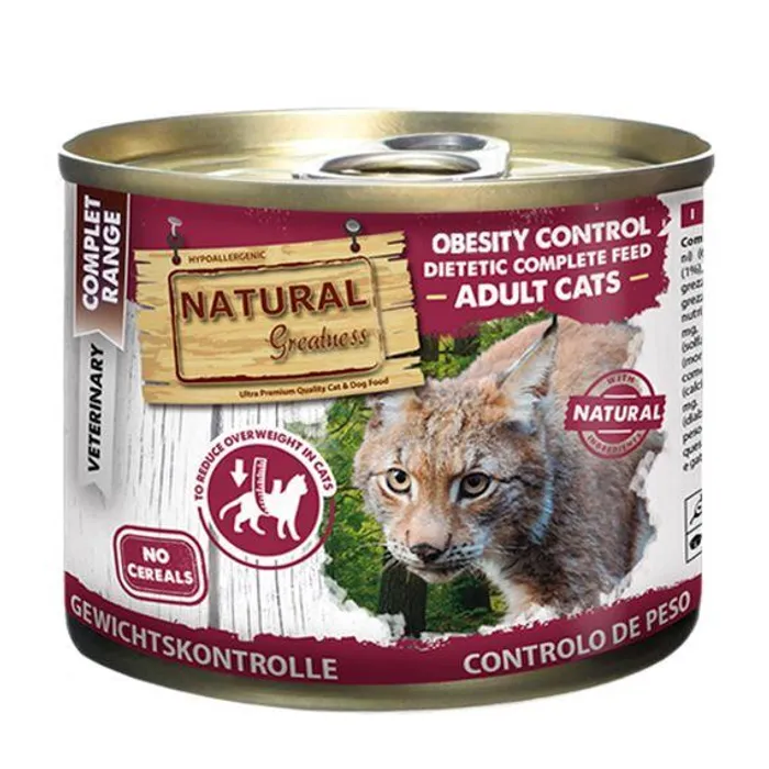 Hlavný obrázok produktu Natural Greatness OBESITY CONTROL veterinární dieta, konzerva pro kočky 200g