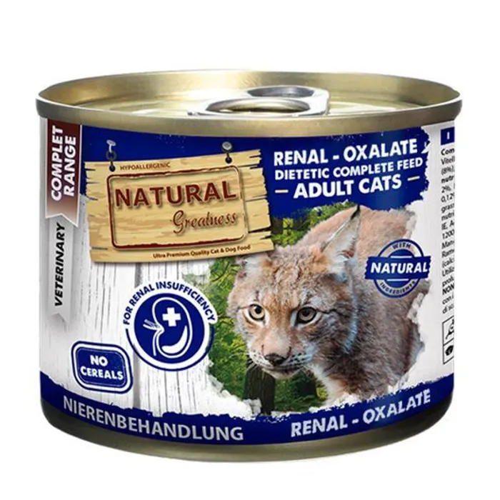 Hlavný obrázok produktu Natural Greatness RENAL-OXALATE veterinární dieta, konzerva pro kočky 200g