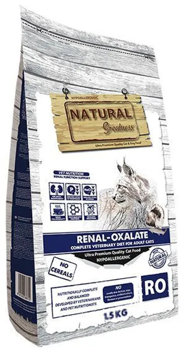 Hlavný obrázok produktu Natural Greatness RENAL-OXALATE veterinární dieta pro kočky 1,5 kg