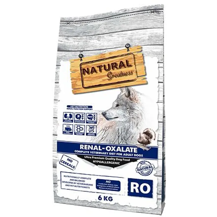 Hlavný obrázok produktu Natural Greatness RENAL - OXALATE veterinární dieta pro psy 6 kg