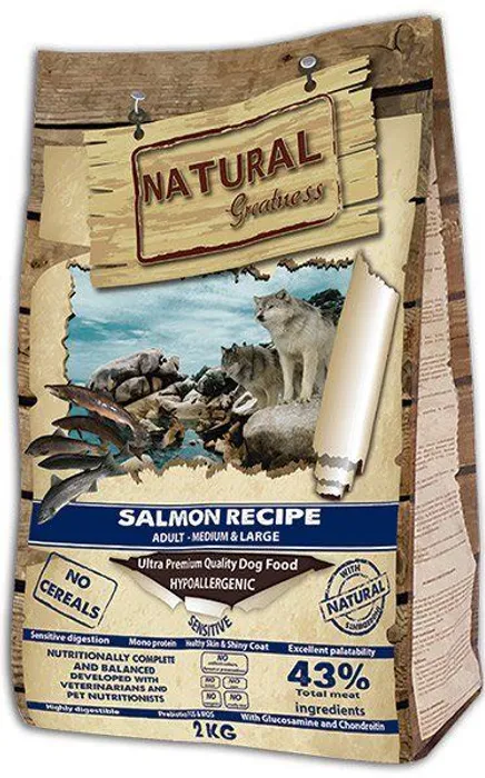 Hlavný obrázok produktu Natural Greatness Salmon Recipe Medium,Large /losos 2 kg