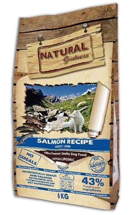 Hlavný obrázok produktu Natural Greatness Salmon Recipe Mini Sensitive /losos 6 kg