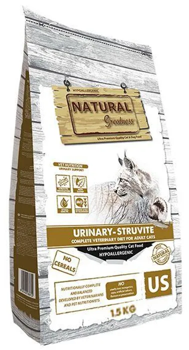 Hlavný obrázok produktu Natural Greatness URINARY-STRUVITE veterinární dieta pro kočky 1,5 kg