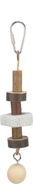 Hlavný obrázok produktu Natural Living-dřevěná kolečka, lávový kámen pro ptáky 16cm